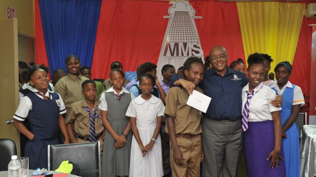 GSAT Awardees of 2018 smile happily with Manpower & Maintenance Services Limited’s Chairman & CEO Audrey Hinchcliffe, following the presentation ceremony that was held at Manpower’s Eureka Road headquarters in Kingston in August this year. Through the GSAT Awards programme, children of the Company’s employees and its subsidiaries and associate entities who are entering high school for the first time, are assisted with back to school and other necessary supplies to help them to make what for many, can be an economically challenging transition. Since its inception, hundreds of students have benefitted from the MMS GSAT Awards programme.