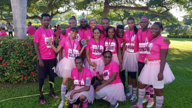 Members of the Manpower team were out in full force to support a worthy cause- the 2018 ICWI/Jamaica Reach to Recovery Pink Run held on Sunday, October 28. The Jamaica Reach to Recovery, an arm of the Jamaica Cancer Society, supports breast cancer patients and survivors.(Contributed Photo)